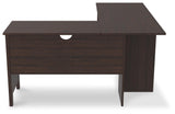 Camiburg Warm Brown 2-Piece Home Office Desk - Ella Furniture