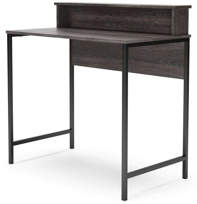 Freedan Grayish Brown 37" Home Office Desk - Ella Furniture