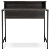 Freedan Grayish Brown 37" Home Office Desk - Ella Furniture