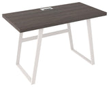 Dorrinson Two-tone 47" Home Office Desk - Ella Furniture