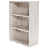 Dorrinson Antique White 36" Bookcase - Ella Furniture