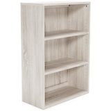 Dorrinson Antique White 36" Bookcase - Ella Furniture