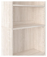 Dorrinson Antique White 71" Bookcase - Ella Furniture