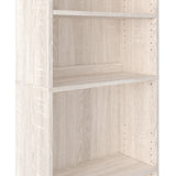 Dorrinson Antique White 71" Bookcase - Ella Furniture