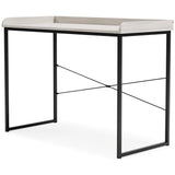 Bayflynn White/Black 43" Home Office Desk - Ella Furniture