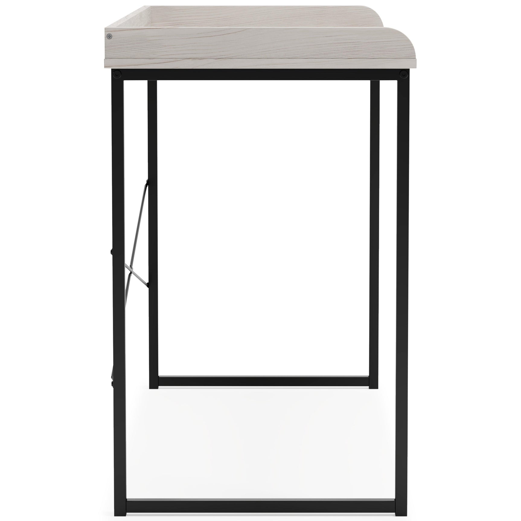 Bayflynn White/Black 43" Home Office Desk - Ella Furniture