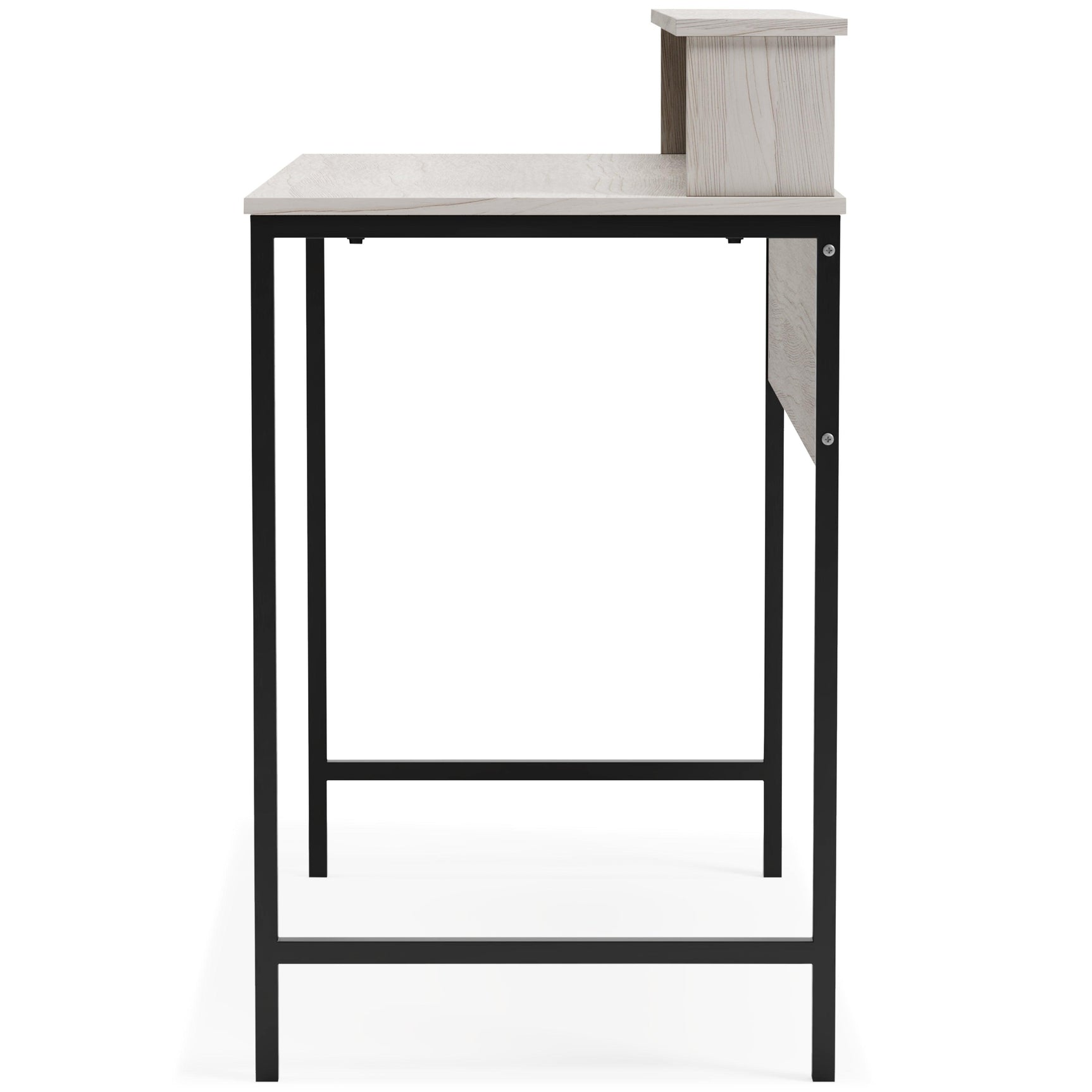 Bayflynn White/Black Home Office Desk - Ella Furniture