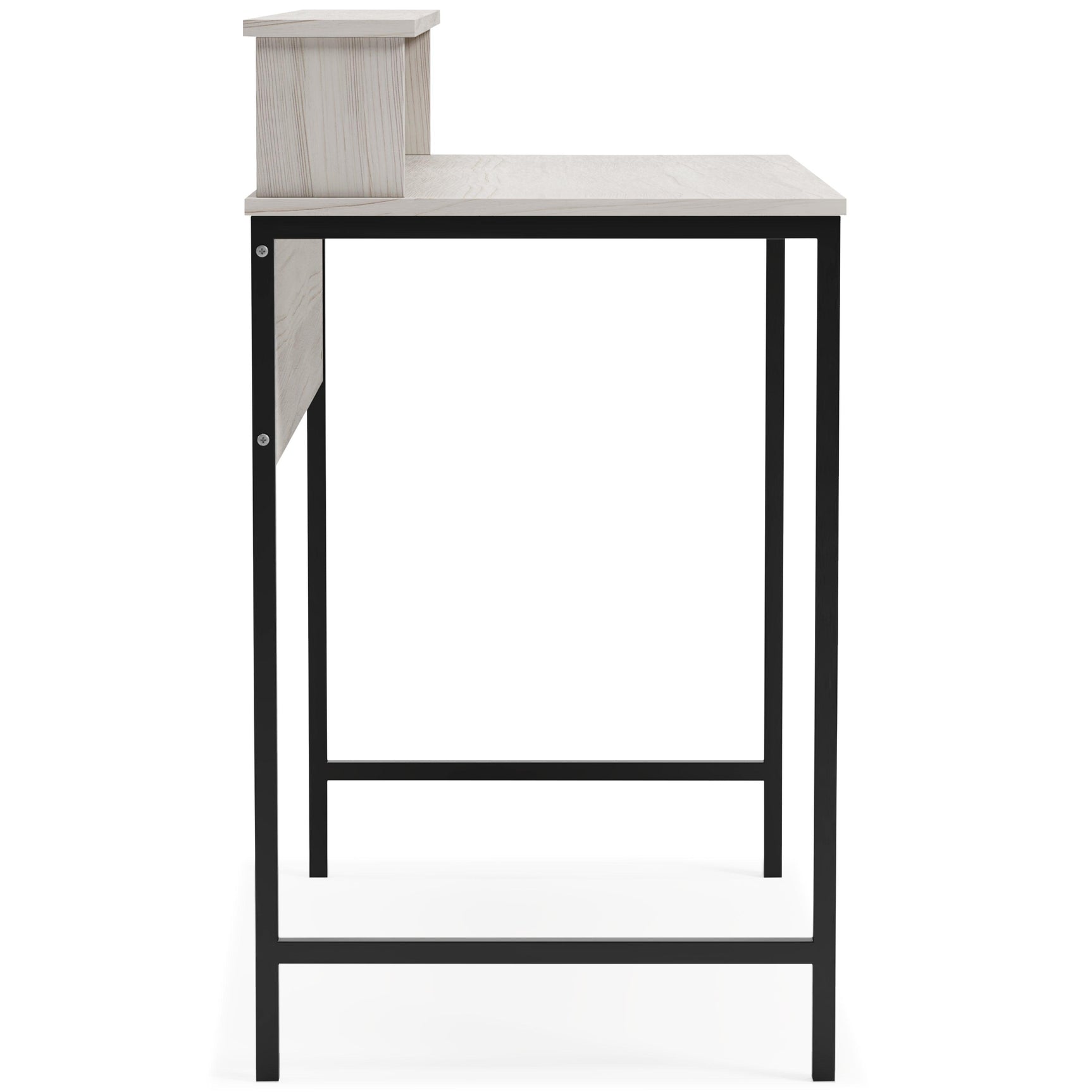 Bayflynn White/Black Home Office Desk - Ella Furniture