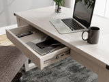 Bayflynn Whitewash 48" Home Office Desk - Ella Furniture