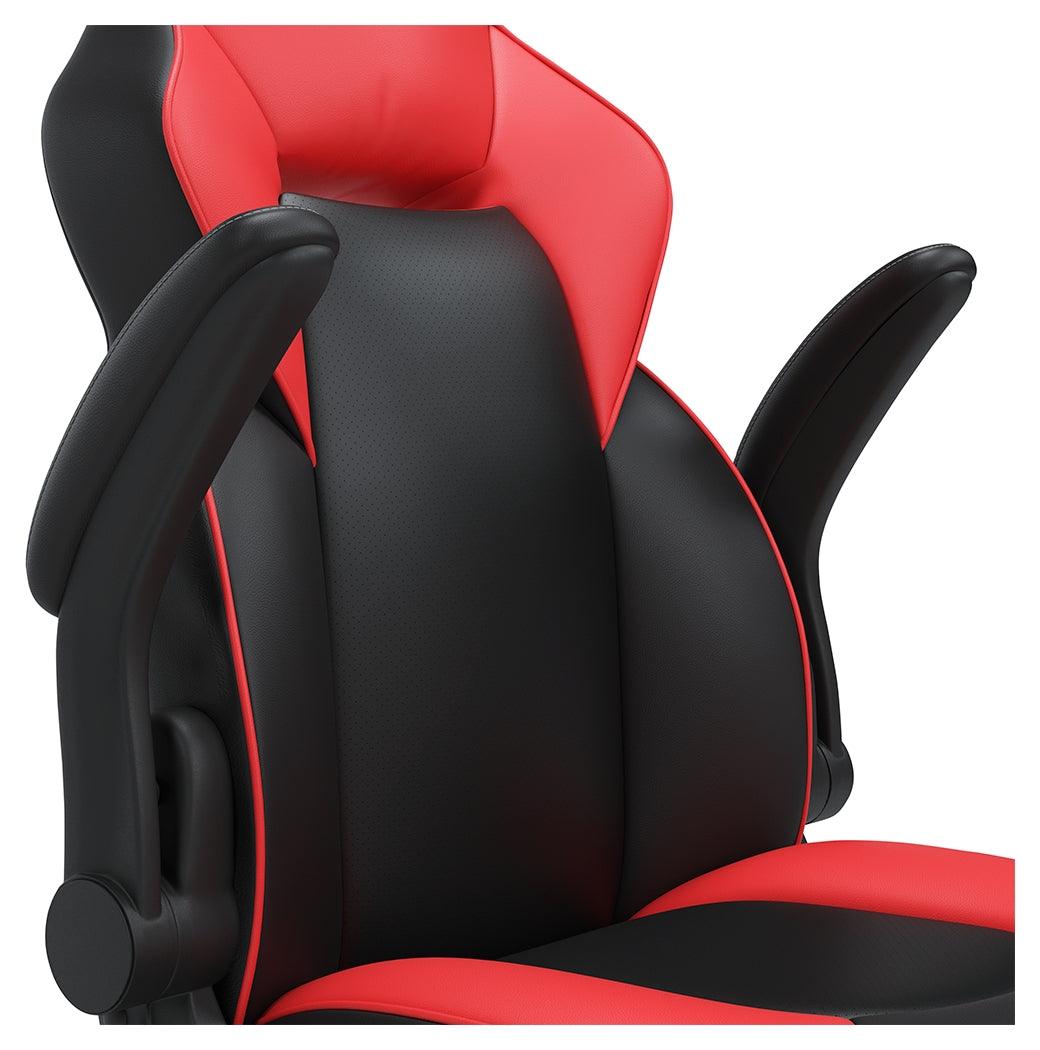 Lynxtyn Red/black Home Office Chair - Ella Furniture