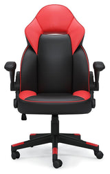 Lynxtyn Red/black Home Office Chair - Ella Furniture