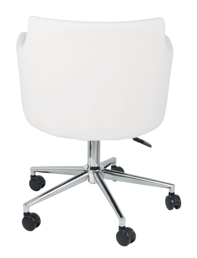 Baraga White Home Office Desk Chair