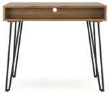 Strumford Brown/Black Home Office Desk - Ella Furniture