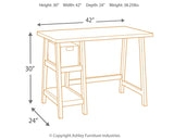 Mirimyn Antique White 42" Home Office Desk - Ella Furniture