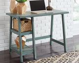 Mirimyn Teal 42" Home Office Desk - Ella Furniture