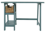 Mirimyn Teal 42" Home Office Desk - Ella Furniture