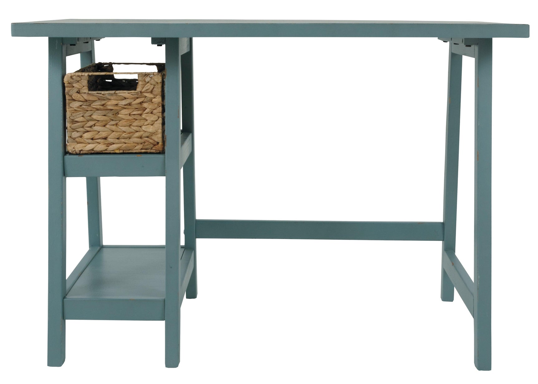 Mirimyn Teal 42" Home Office Desk - Ella Furniture