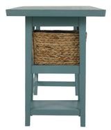 Mirimyn Teal 42" Home Office Desk - Ella Furniture