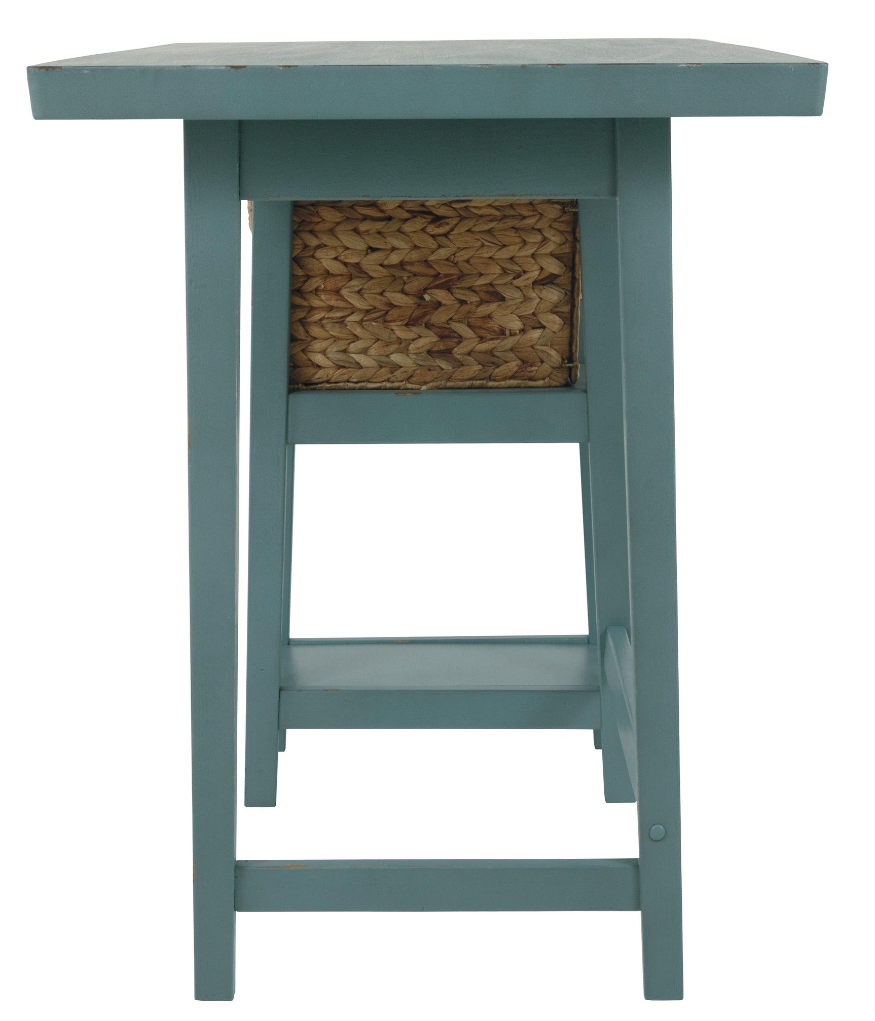 Mirimyn Teal 42" Home Office Desk - Ella Furniture