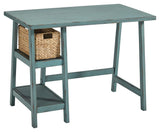 Mirimyn Teal 42" Home Office Desk - Ella Furniture