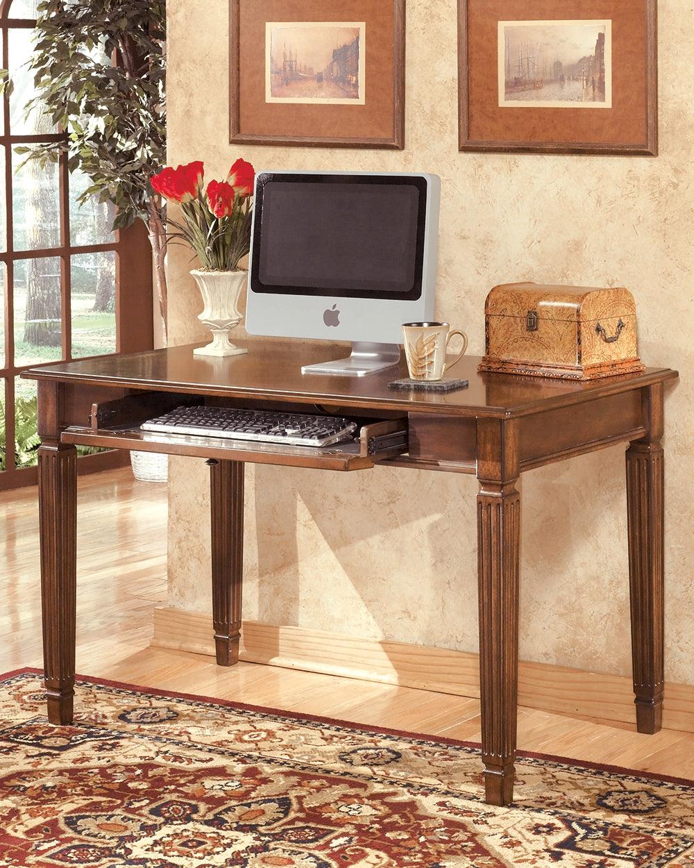 Hamlyn Medium Brown 48" Home Office Desk - Ella Furniture