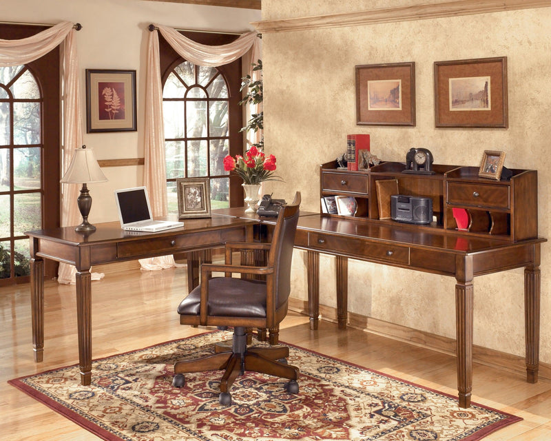 Hamlyn Medium Brown 48" Home Office Desk - Ella Furniture