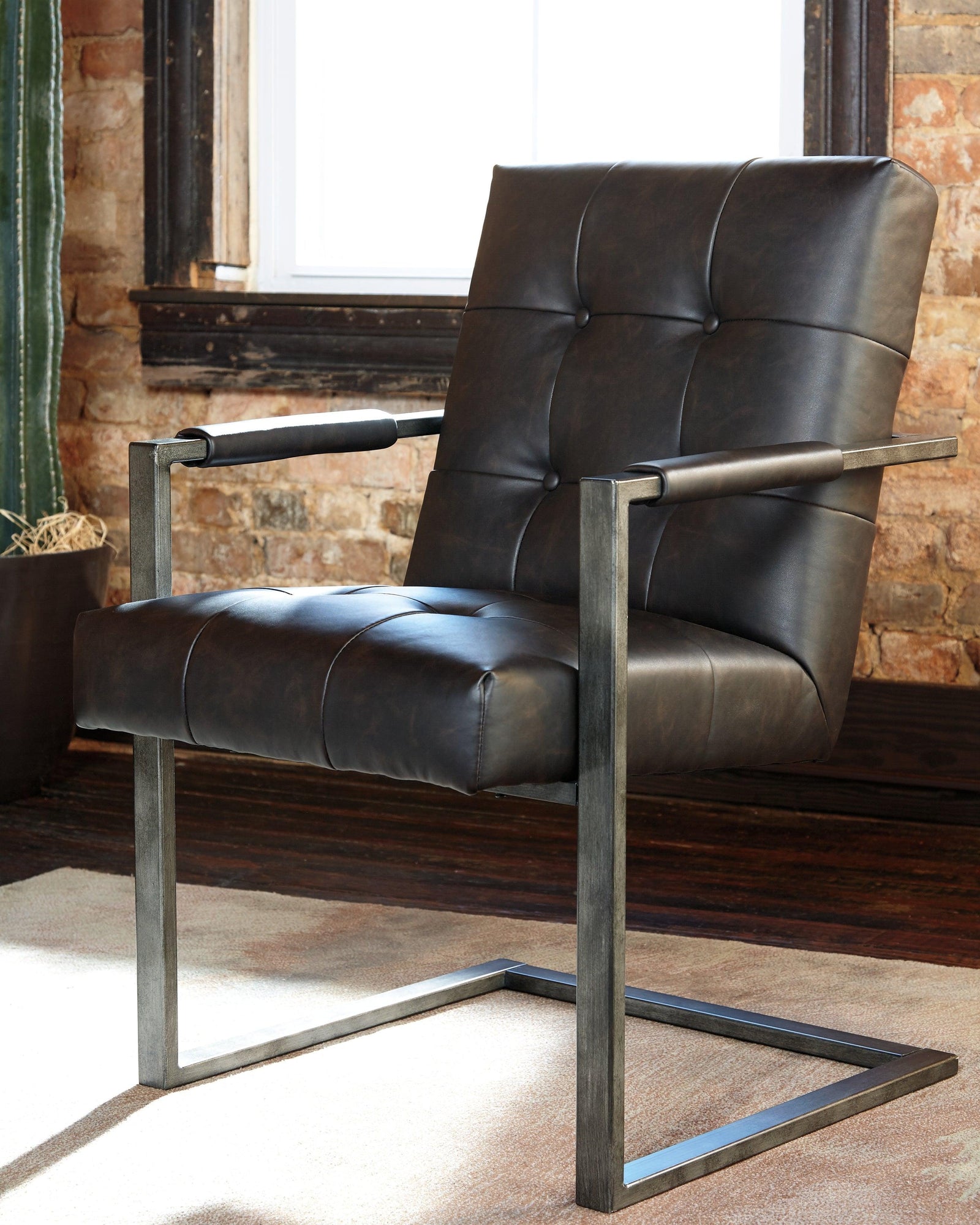 Starmore Black Home Office Desk Chair - Ella Furniture