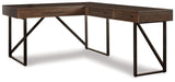 Starmore Brown 2-Piece Home Office Desk - Ella Furniture