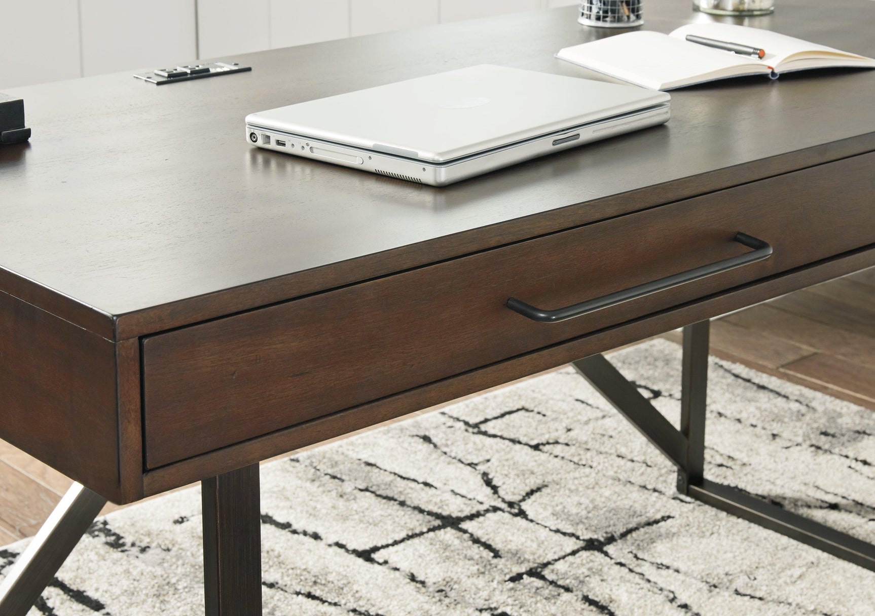 Starmore Brown 60" Home Office Desk - Ella Furniture