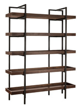 Starmore Brown 76" Bookcase - Ella Furniture