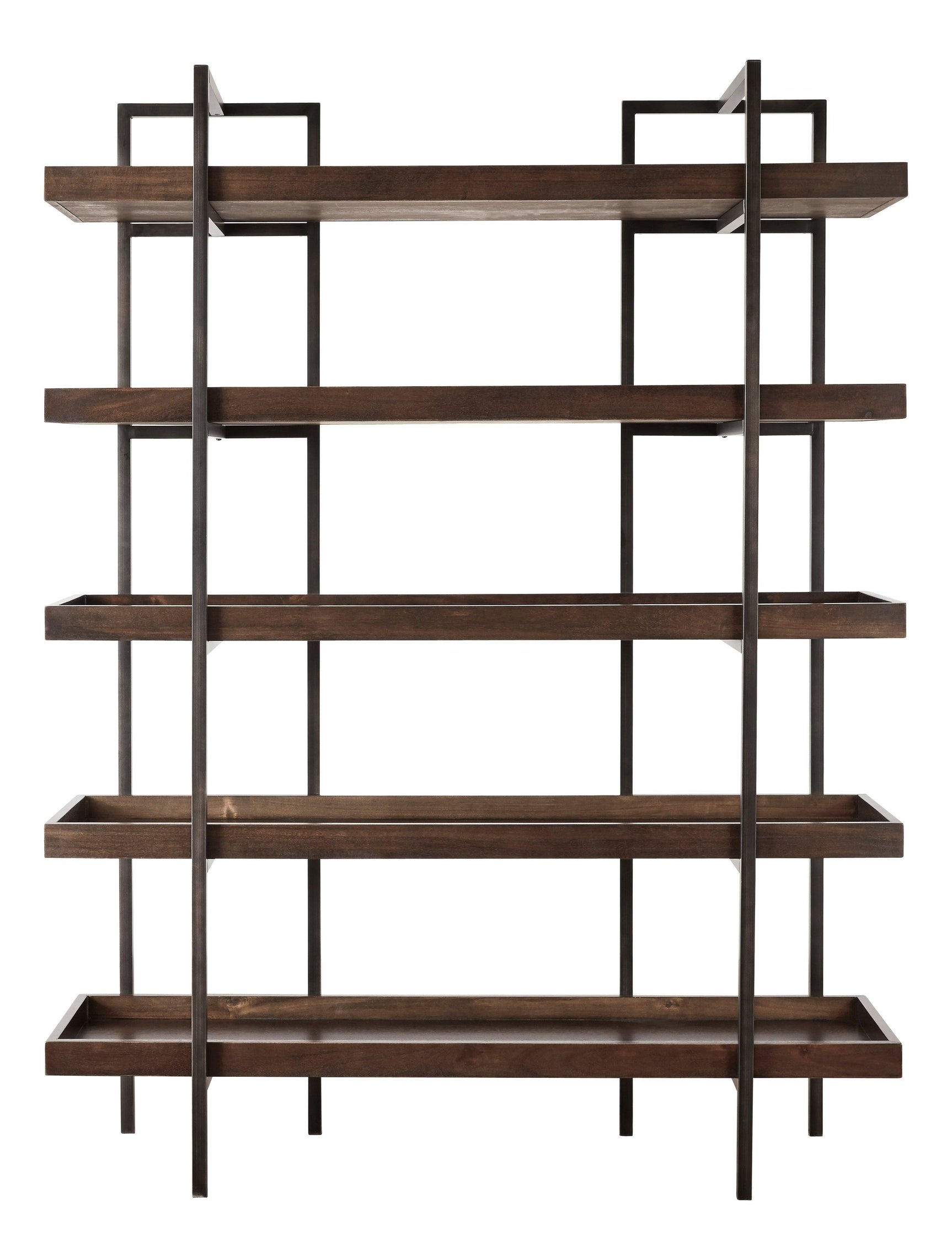 Starmore Brown 76" Bookcase - Ella Furniture