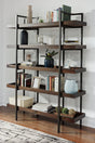 Starmore Brown 76" Bookcase - Ella Furniture