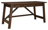 Baldridge Rustic Brown Home Office Desk - Ella Furniture