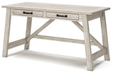 Carynhurst Whitewash 60" Home Office Desk - Ella Furniture