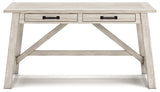 Carynhurst Whitewash 60" Home Office Desk - Ella Furniture