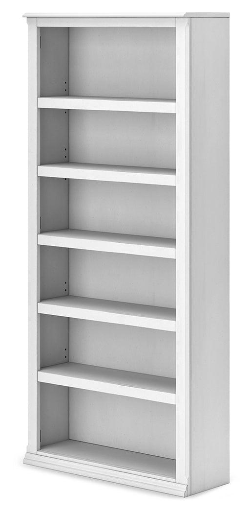 Kanwyn Whitewash Large Bookcase - Ella Furniture