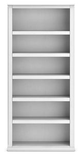 Kanwyn Whitewash Large Bookcase - Ella Furniture