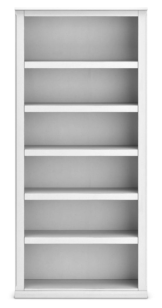 Kanwyn Whitewash Large Bookcase - Ella Furniture