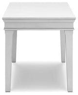 Kanwyn Whitewash Home Office Desk - Ella Furniture