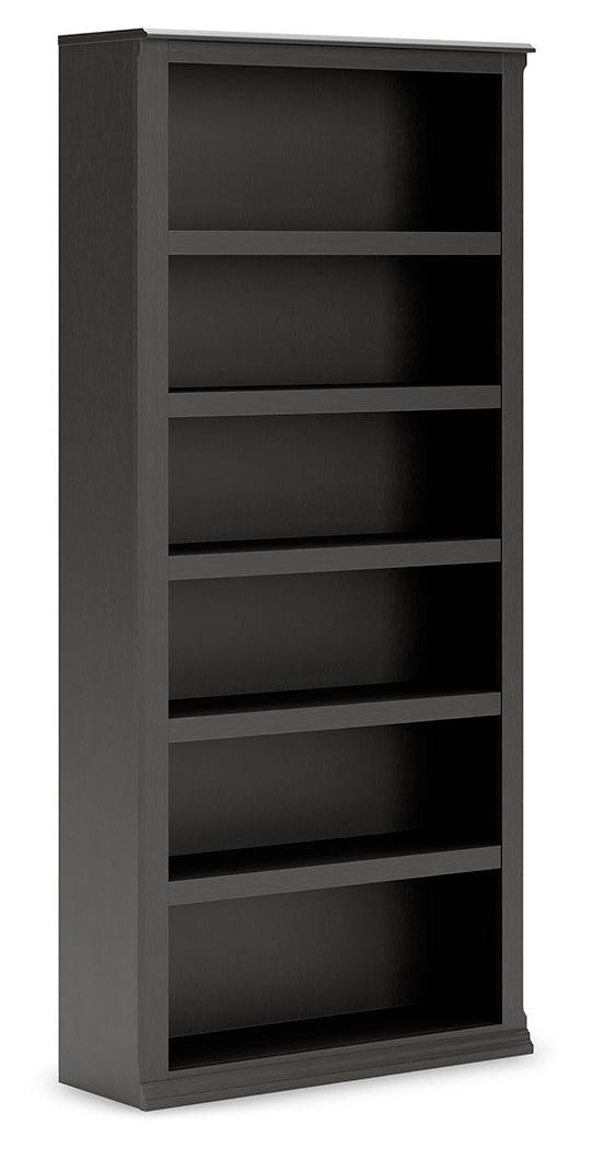 Beckincreek Black Large Bookcase - Ella Furniture