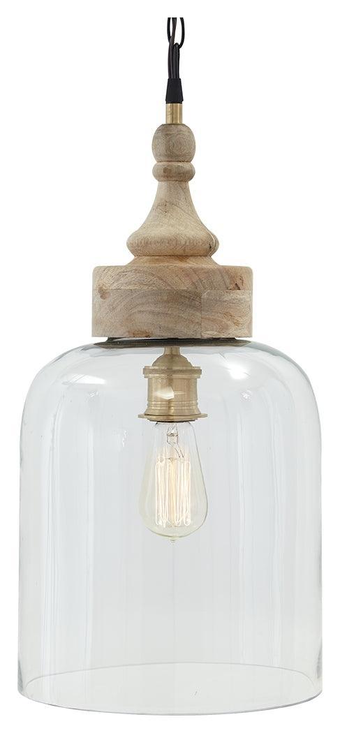 Faiz Transparent Pendant Light - Ella Furniture