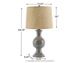 Magdalia Gray Table Lamp - Ella Furniture