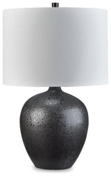 Ladstow Black Table Lamp - Ella Furniture