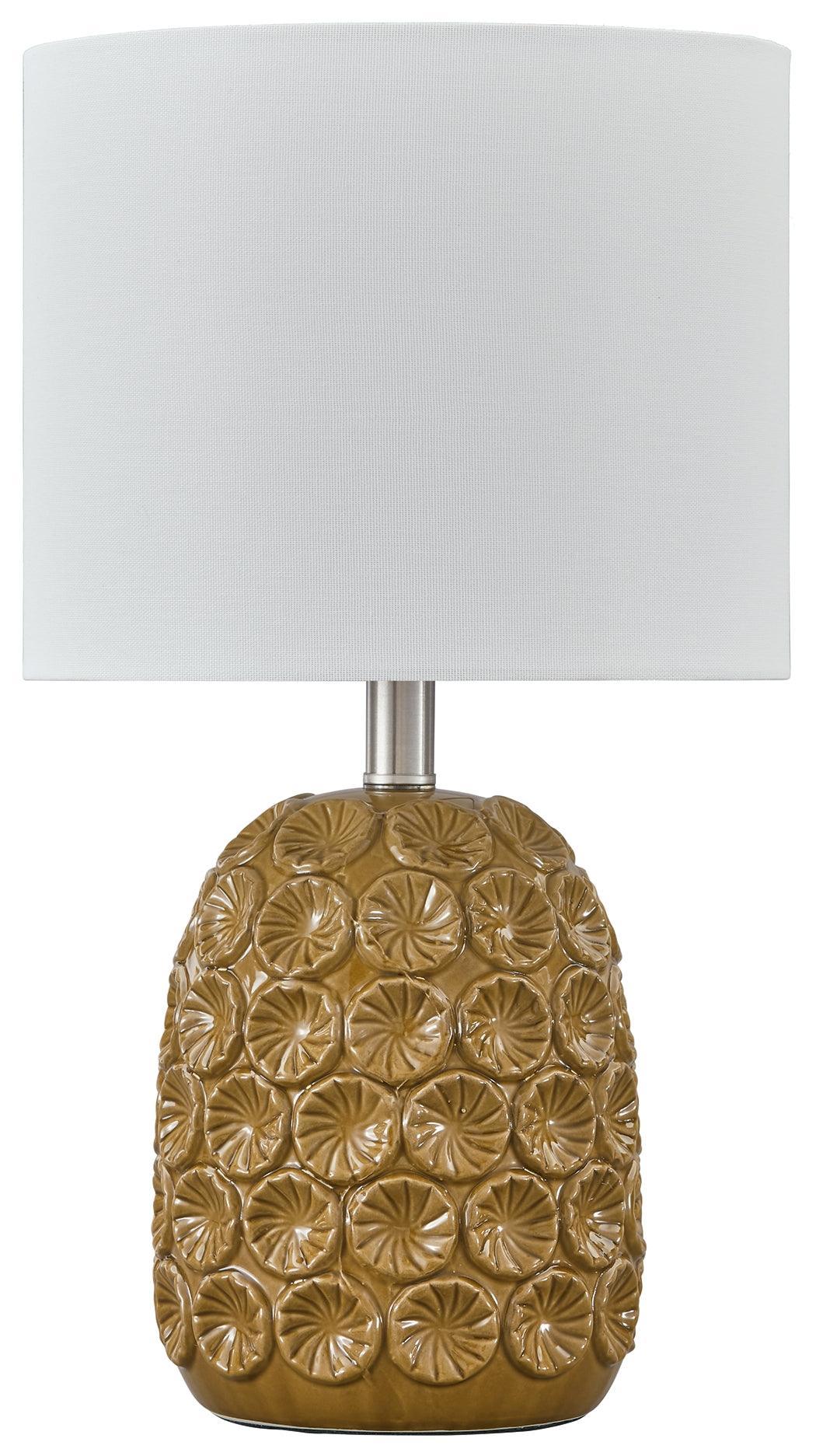 Moorbank Amber Table Lamp - Ella Furniture