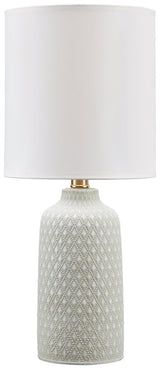 Donnford Gray Table Lamp - Ella Furniture