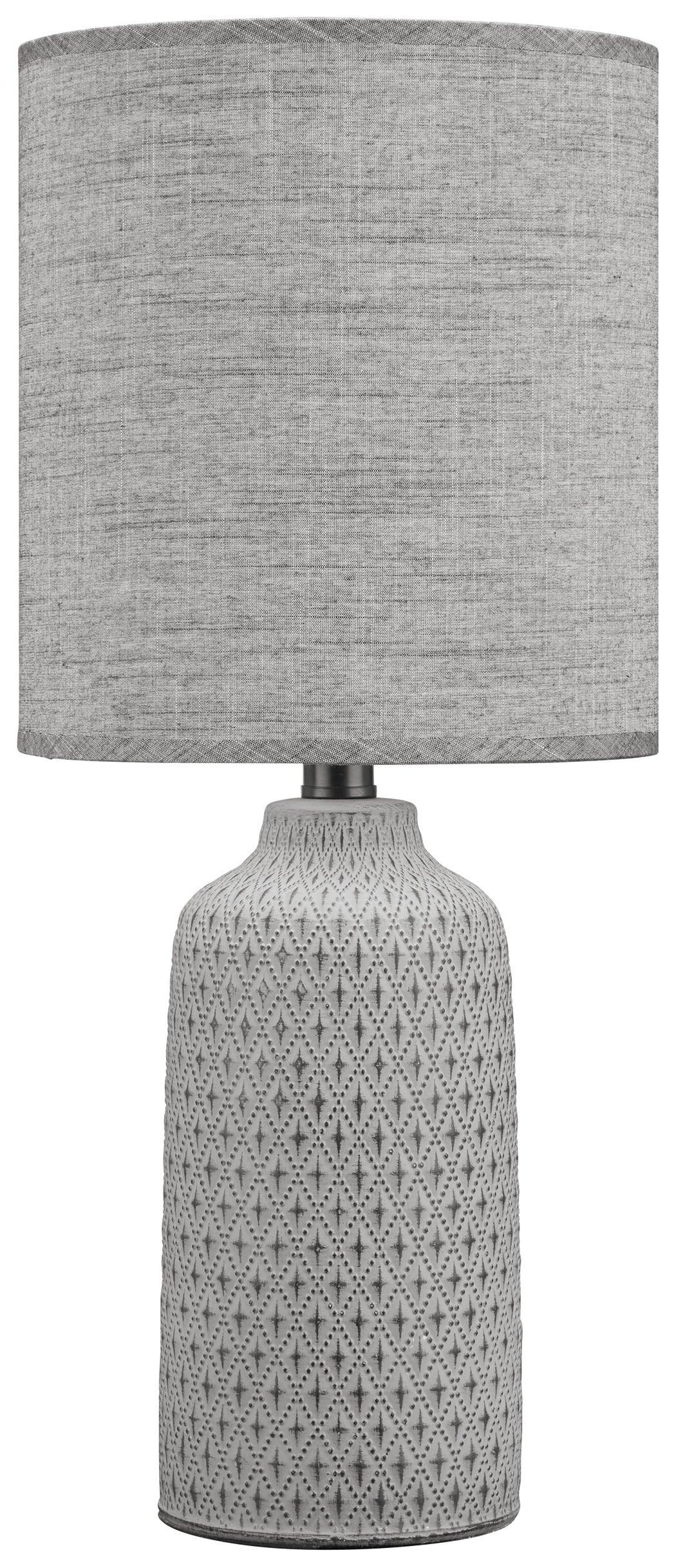 Donnford Charcoal Table Lamp - Ella Furniture