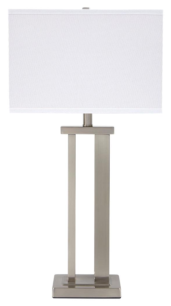 Aniela Silver Finish Table Lamp (Set Of 2) - Ella Furniture