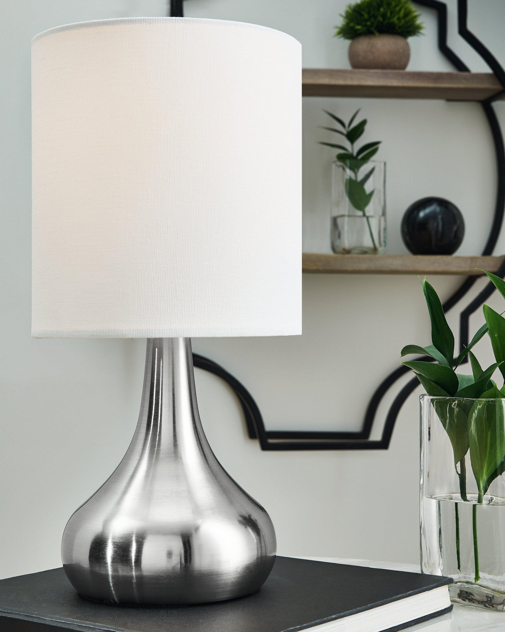 Camdale White Table Lamp - Ella Furniture