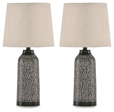 Lanson Antique Bronze Finish Table Lamp (Set of 2)