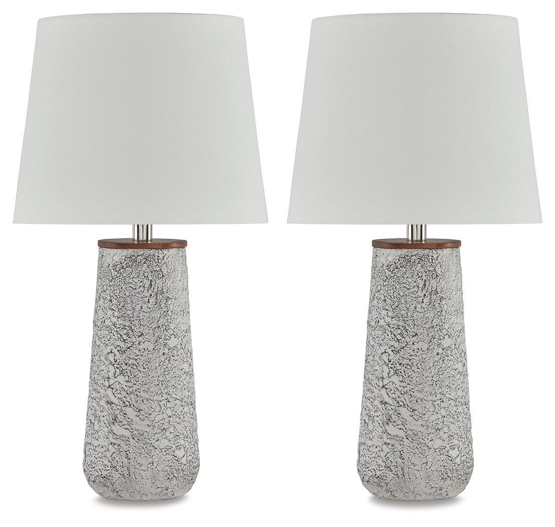 Chaston Antique White Table Lamp (Set Of 2) - Ella Furniture